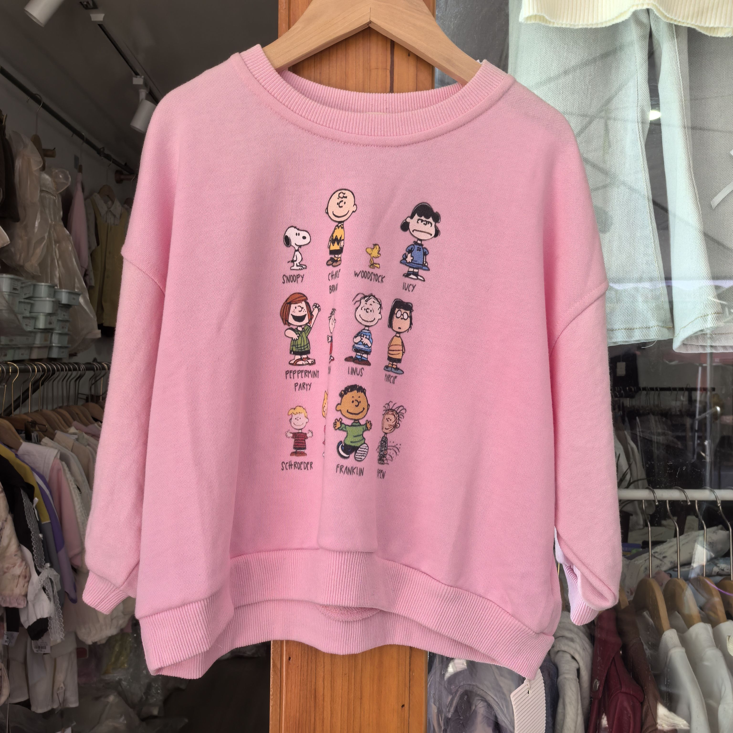 实体同步儿童卫衣纯棉潮卡通洋气韩版春秋款宽松款女中童卫衣