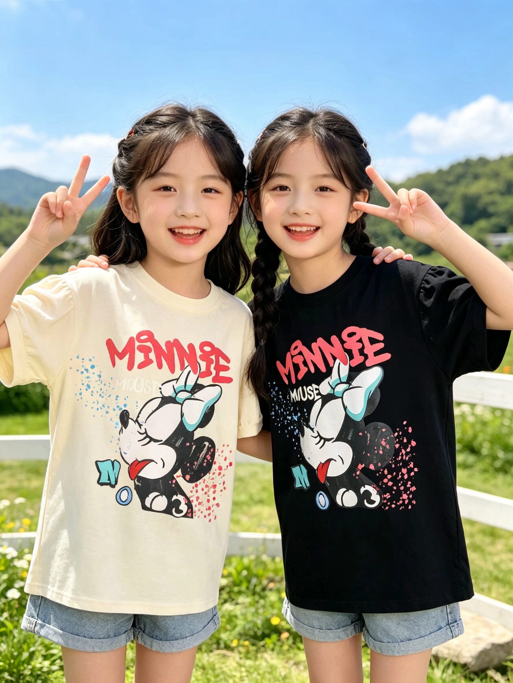 女中童短袖T恤夏季2026新款儿童韩版宽松百搭休闲上衣夏装