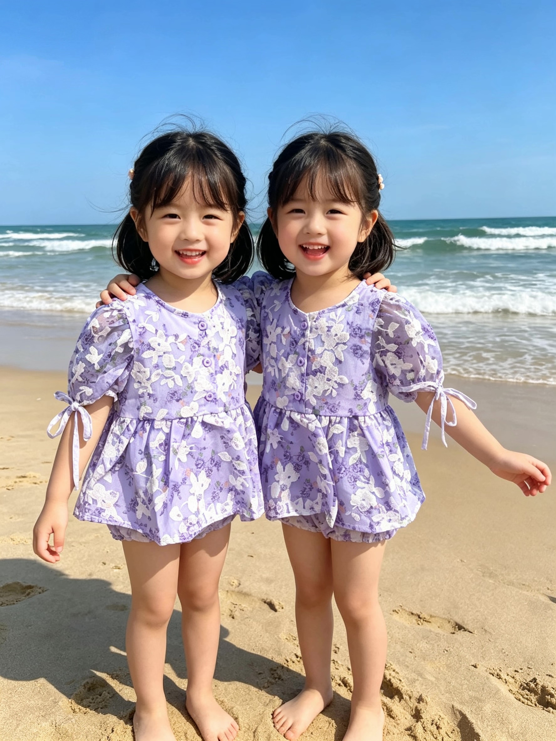 女中童娃娃衫夏季2026新款洋气小女孩宝宝夏款时髦儿童碎花公主