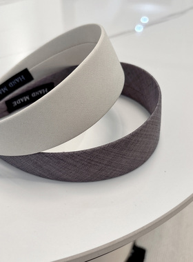 2026新款复古布艺发箍法式灰色系外出压头发发箍发圈百搭新款发卡