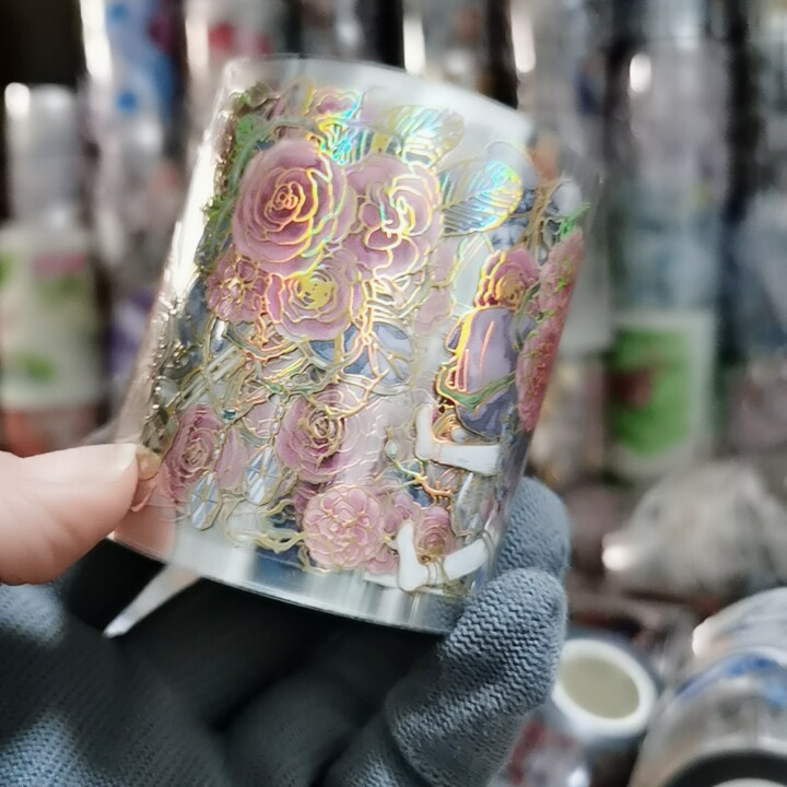 烫金玫瑰一米.七件包邮.不够不发.花花.