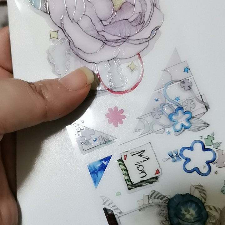 雏菊圆舞曲水晶油墨pet二米耐看的绝版货