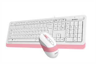 女士女生学生电脑键鼠套装 双飞燕笔记本USB有线键盘鼠标套装 正品