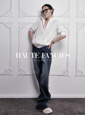 HAUTE FANCIES后构想｜白色运动风羊毛针织收腰连帽衫羊毛短外套