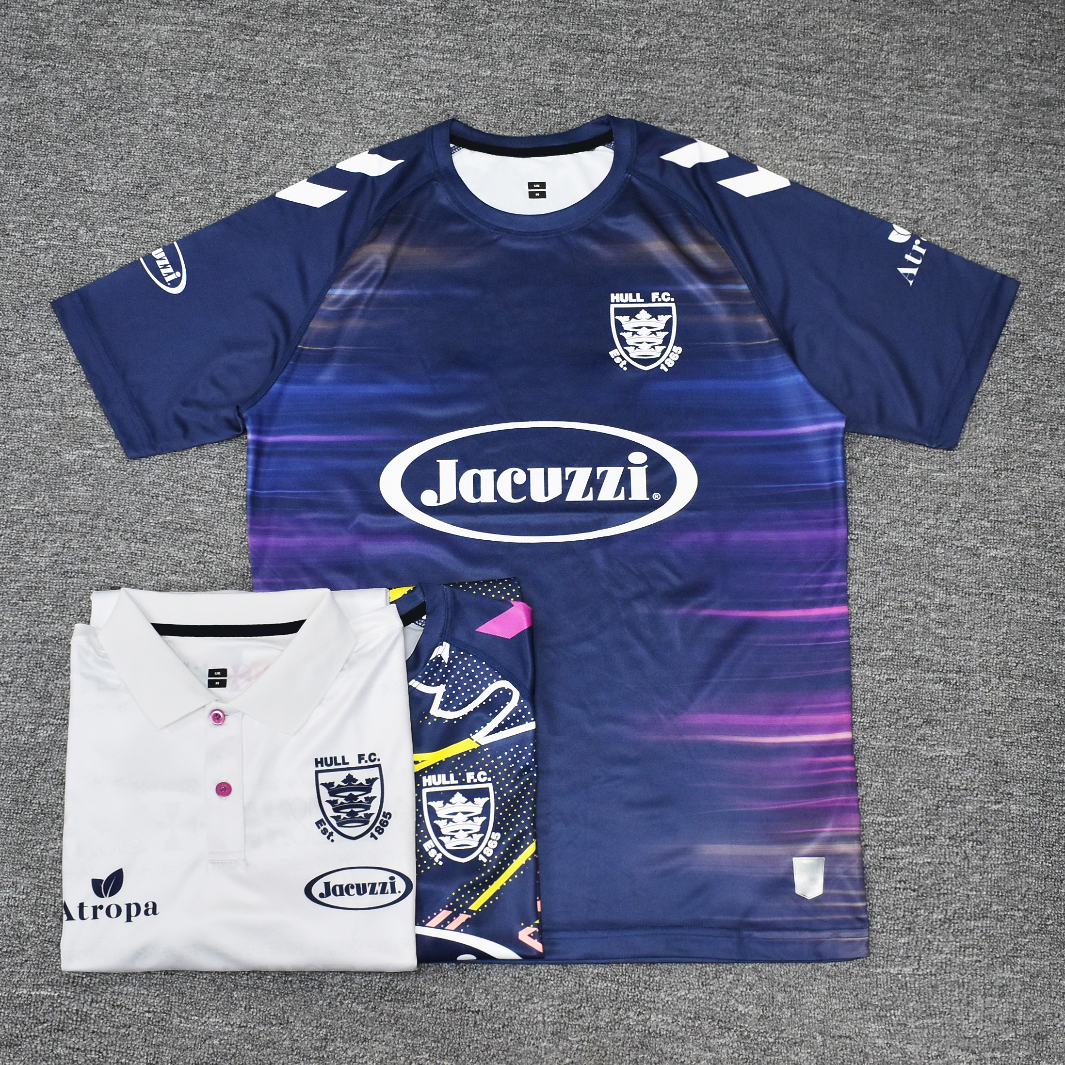 赫尔城速干足球POLO衫球衣