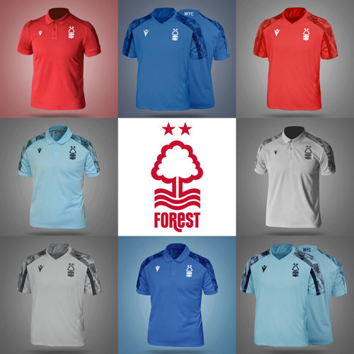 诺丁汉森林男士夏季足球运动半袖