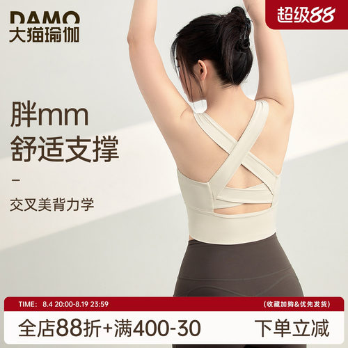胖mm健身服运动内衣女大码瑜伽服