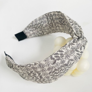 Liberty 交叉发箍打结发箍5厘米宽平替美洲长绒棉