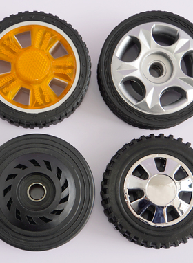 通用电动伸缩门排轮子大全铝芯橡胶从动轮双轴承轱辘耐磨小轮配件