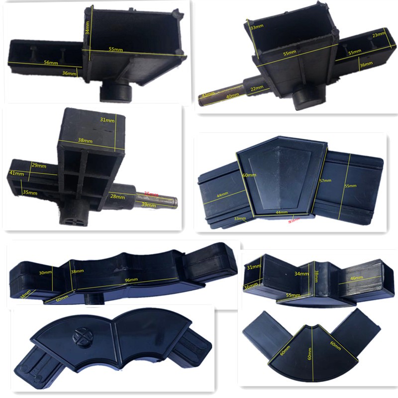 电动门铁轴固定排轮塑料