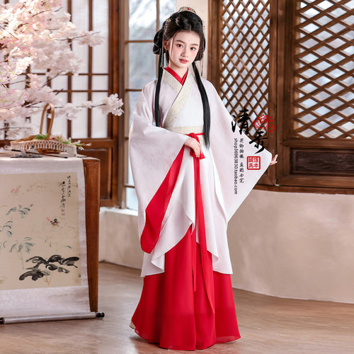 2026新款女童宋制汉服战国袍