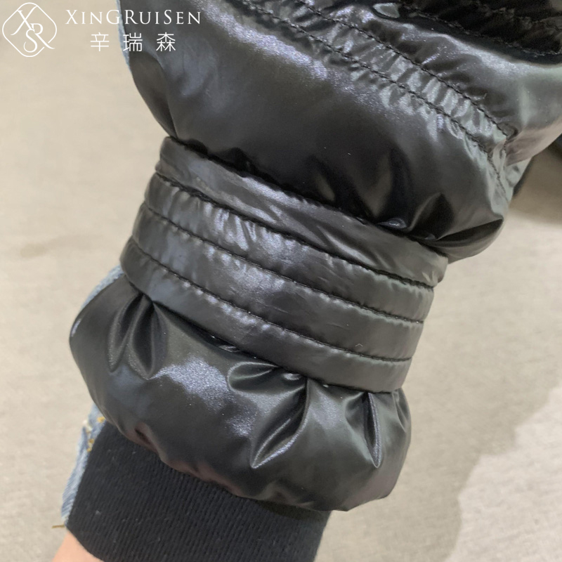 新款羽绒服加棉显瘦保暖防风袖子