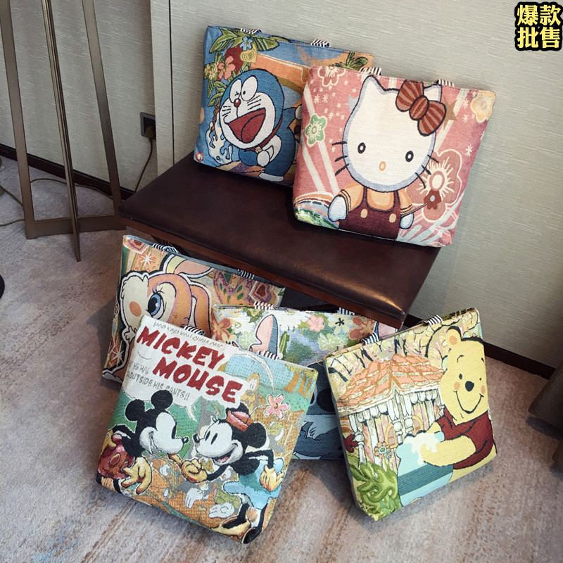 日韩新款时尚购物袋大包包卡通单肩手提女包包可爱女生环保休闲包