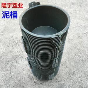 隆宇泥桶装修用泥桶黑色牛筋桶建筑工地泥浆桶隆宇塑业灰沙桶水桶