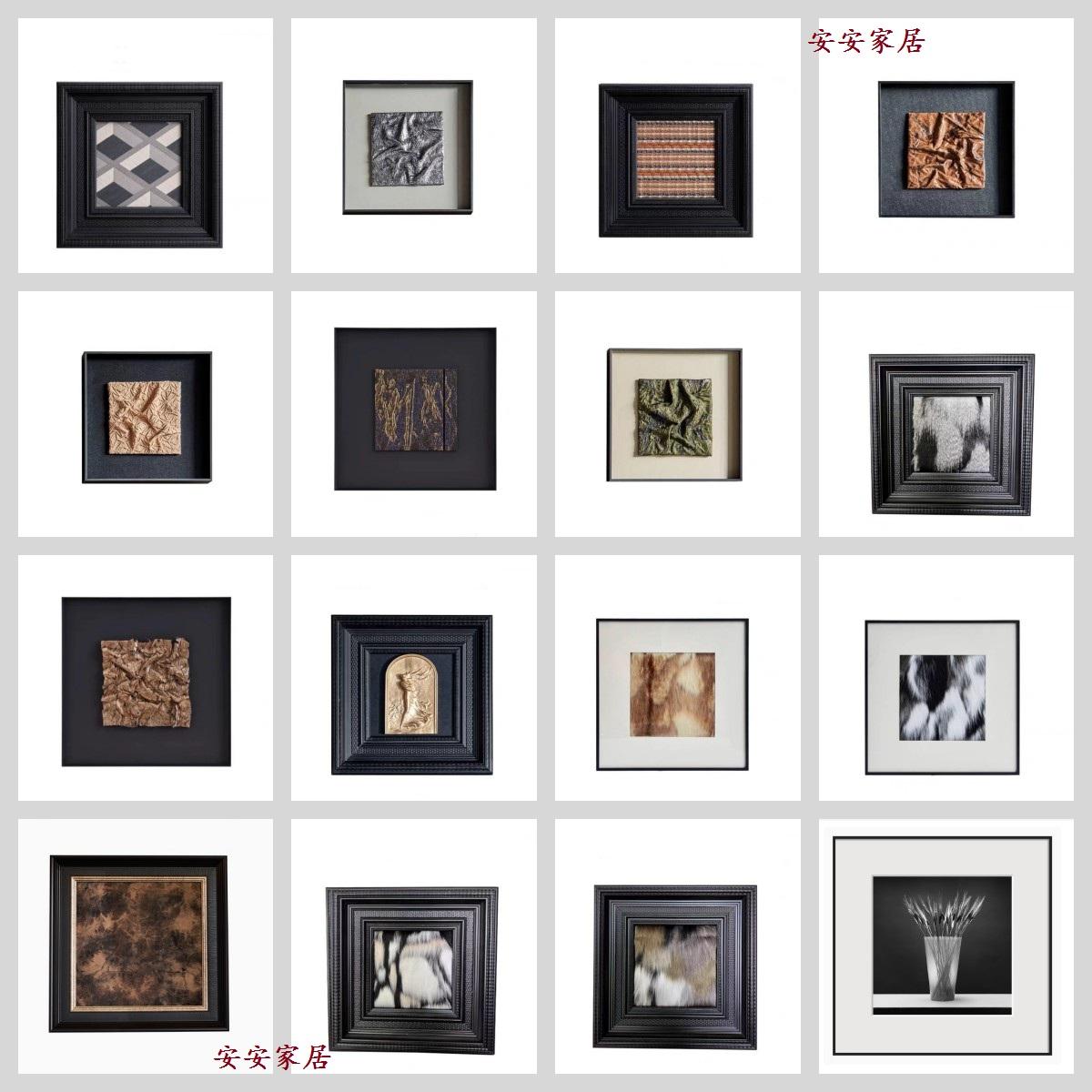 现代简约轻奢样板间装饰画挂画