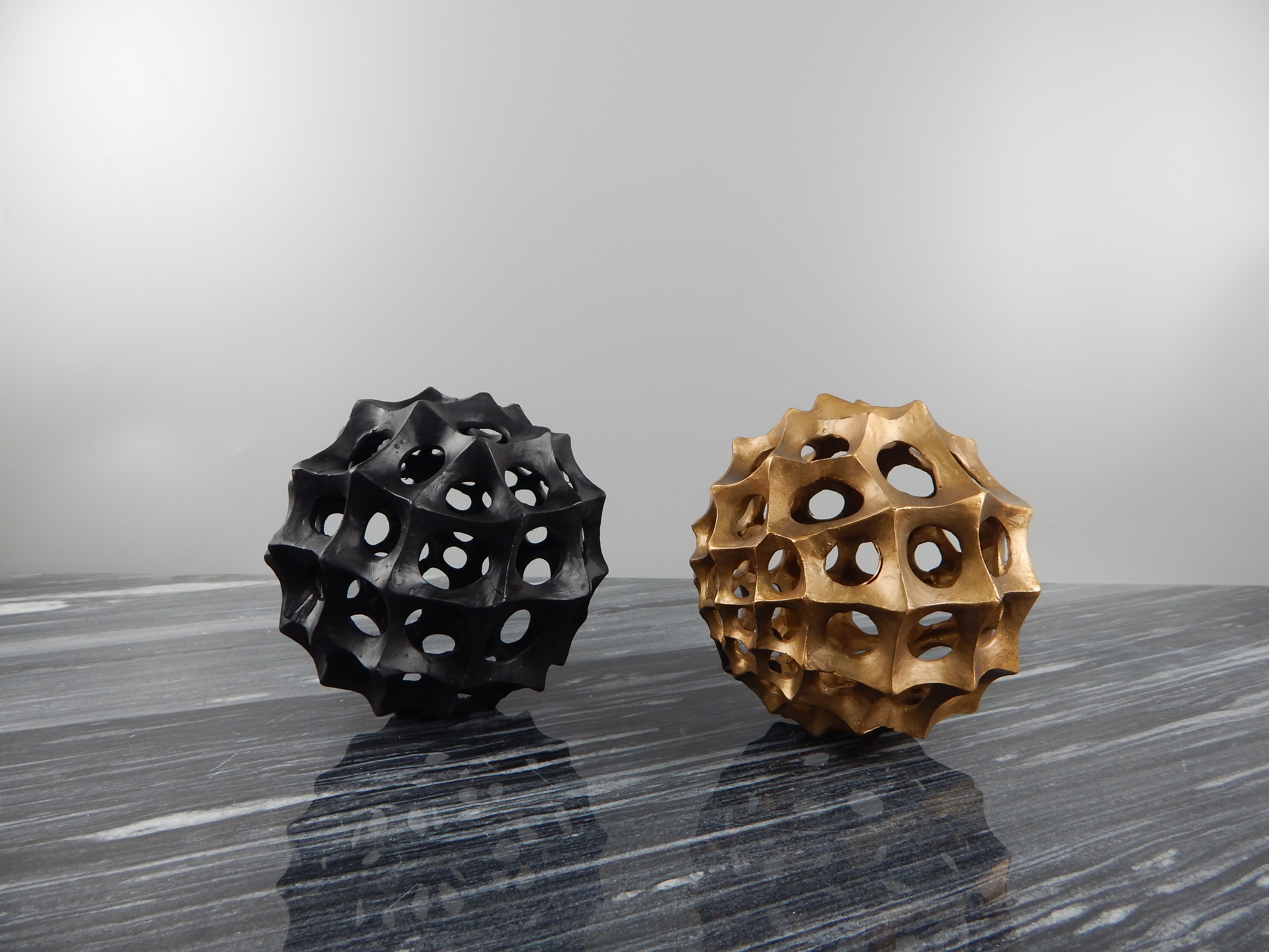 创意金属球摆件样板房售楼处桌面书柜书架金属饰品软装工艺品装饰