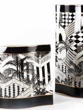 创意花器样板间客厅餐桌干花插花瓶摆件电视柜别墅会所样板房饰品