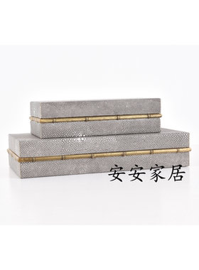 新中式风竹节梳妆台珠宝首饰盒