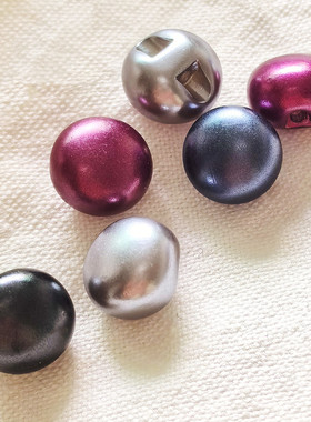 黑灰蓝红色珍珠扣扁圆隧道孔编织衬衣马甲旗袍羊毛衫小扣子包邮