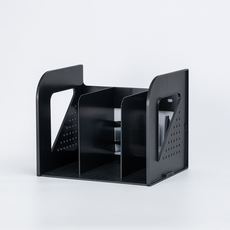 한국 SYSMAX 파일랙 폴더 수납박스 책상 잡화 수납 심플 3단 책꽂이 책장