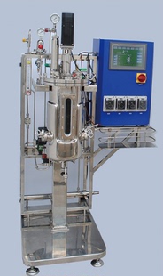 生物反应器 小试型不锈钢生物反应器 教学科研用发酵罐10L 发酵罐