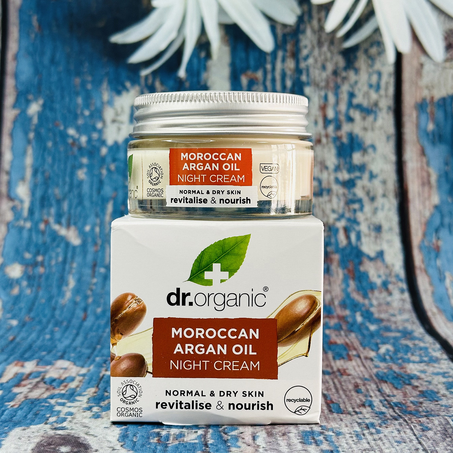 坚果油面霜晚霜英国有机博士摩洛哥阿甘果油脸滋润保湿补水润肤霜