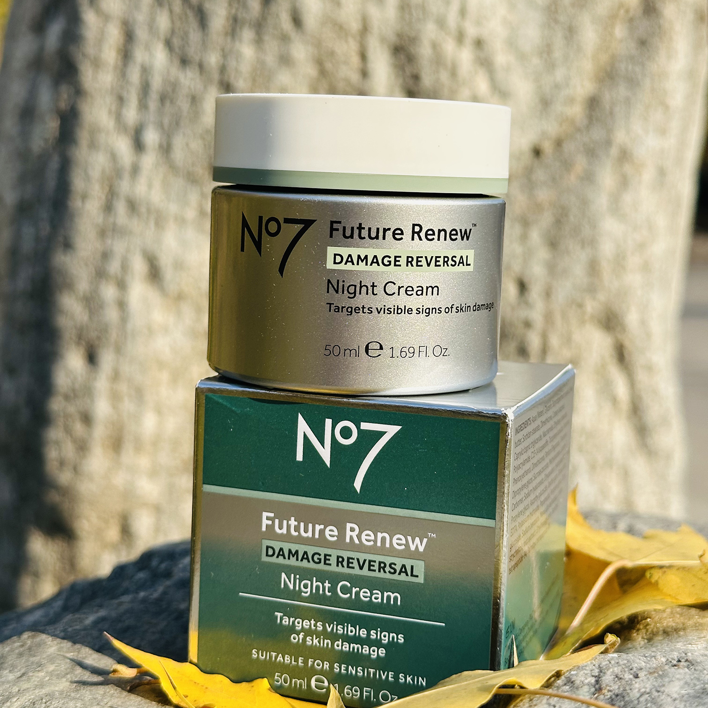 英国No7焕新晚霜提拉紧致保湿去细纹新型肽技术科技护肤保湿霜