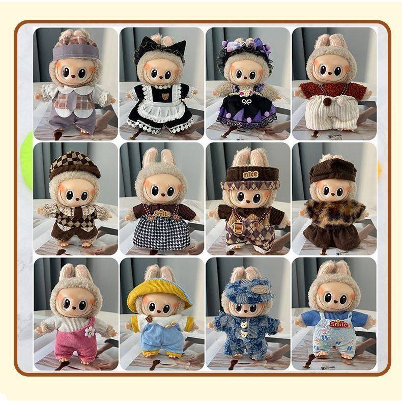 仅娃衣Labu娃衣17cm布布拉布一二三代毛绒搪胶公仔换装裙子衣服,模玩/动漫/周边/娃圈三坑/桌游,棉花娃娃/毛绒玩具娃衣,淘宝优惠券,粉丝福利购,淘宝优惠卷