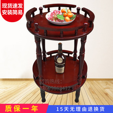 棋牌室麻将桌家用小茶几实木茶水架1