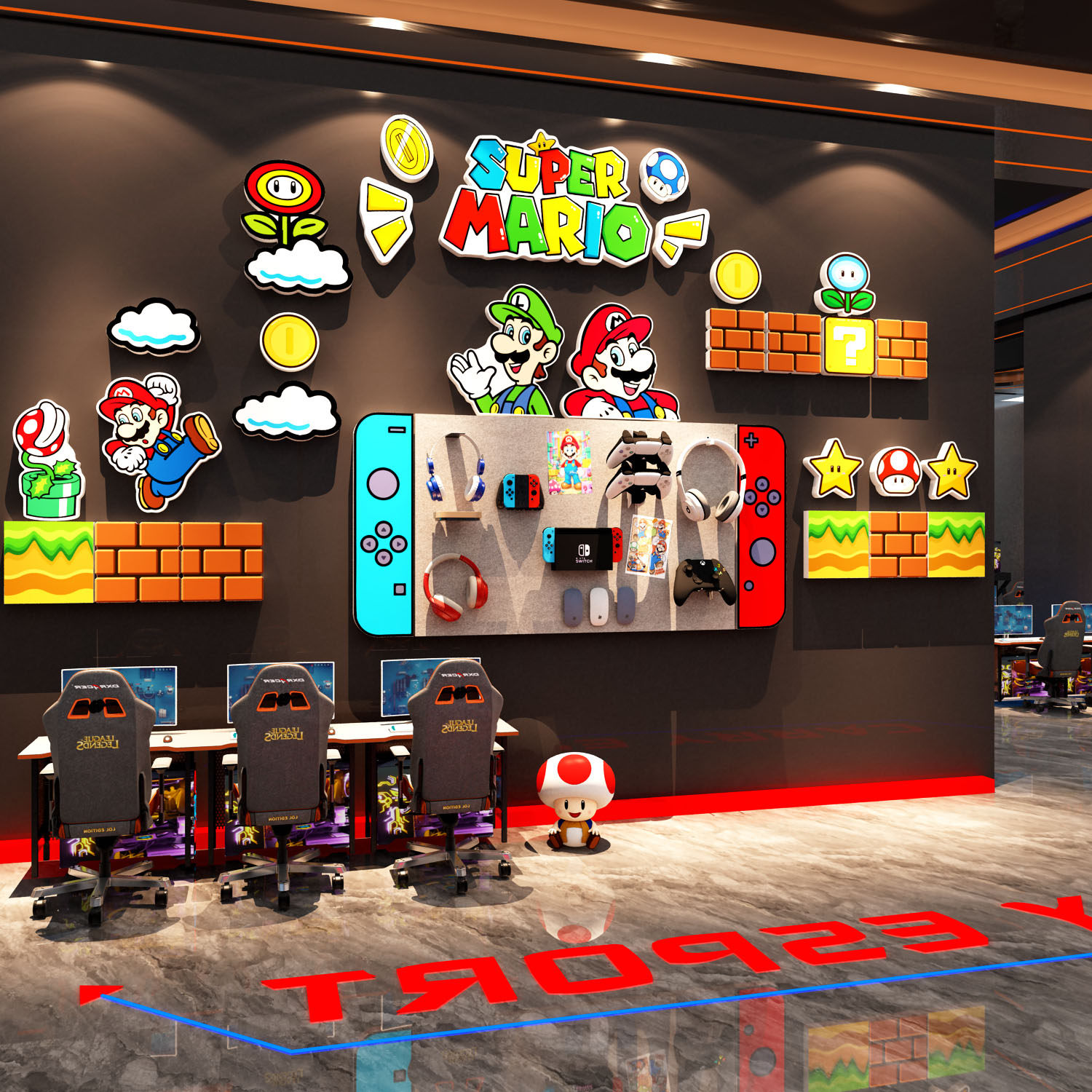 超级玛丽switch网红电竞房间墙面装饰马里奥贴纸海报布置背景玩城,家居饰品,软装墙贴,淘宝优惠券,粉丝福利购,淘宝优惠卷