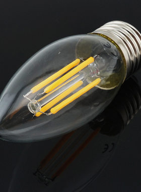 led蜡烛灯尖泡复古220V2W4WE27