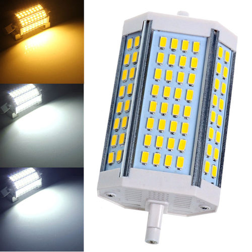led R7S高亮高显30W 5730SMD64珠 118mm可调光led横插玉米灯