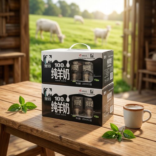 品牌纯山羊奶2箱孕妇儿童早餐