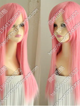 原版cosy假发 粉红色加厚长直发 V家 千本樱 巡音LUKA 桃井五月