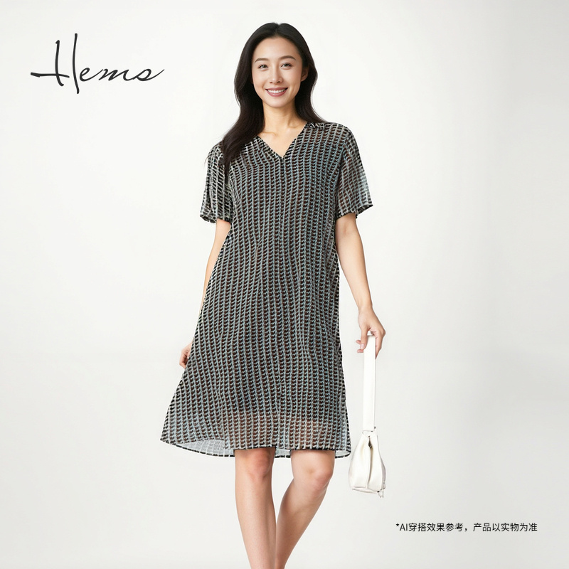 海尔曼斯气质优雅连衣裙
