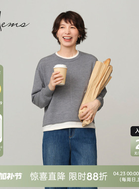 海尔曼斯25秋冬新品慵懒风48NM/2巴素兰亲肤云感羊毛针织250P3B41