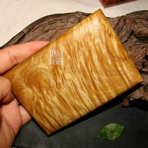 纯手工四川原产地金丝楠无事牌