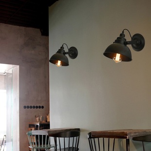 工业风壁灯美式 客厅过道阳台床头餐厅咖啡厅酒吧墙灯 复古创意个性