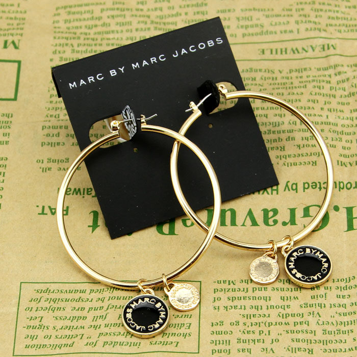 thumbnail for 39 carat European and American foreign trade jewelry mj mark new batch. 0 hair trend classic exaggerated dripping oil earrings earrings