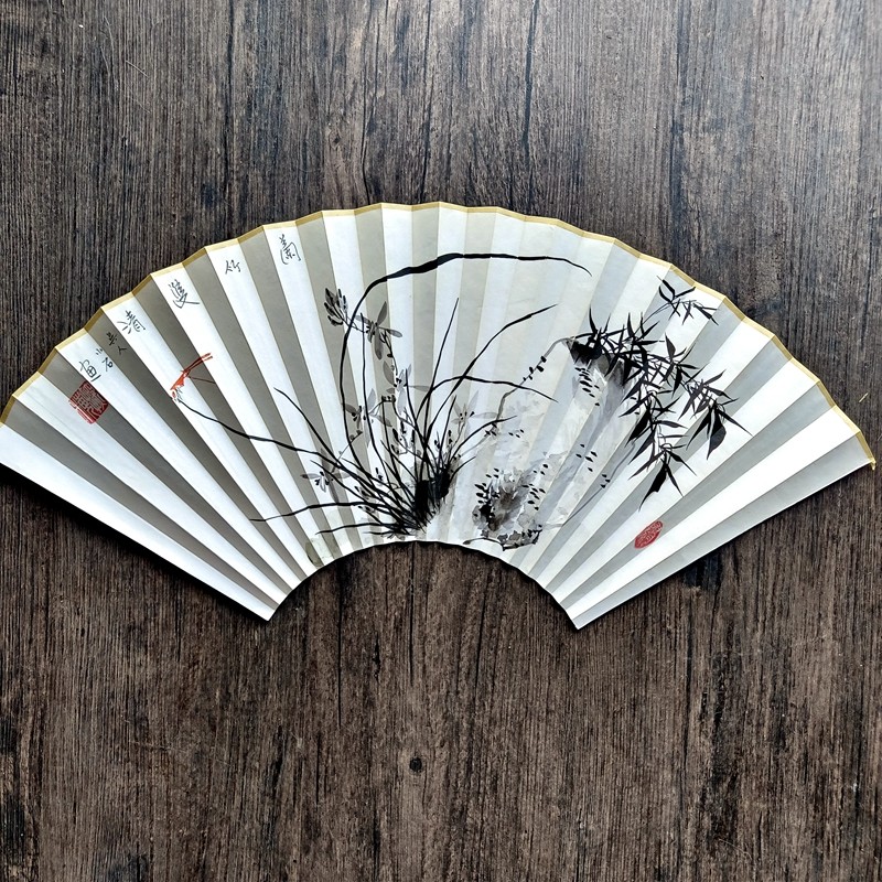 5寸18方扇子可配苏工超薄扇面