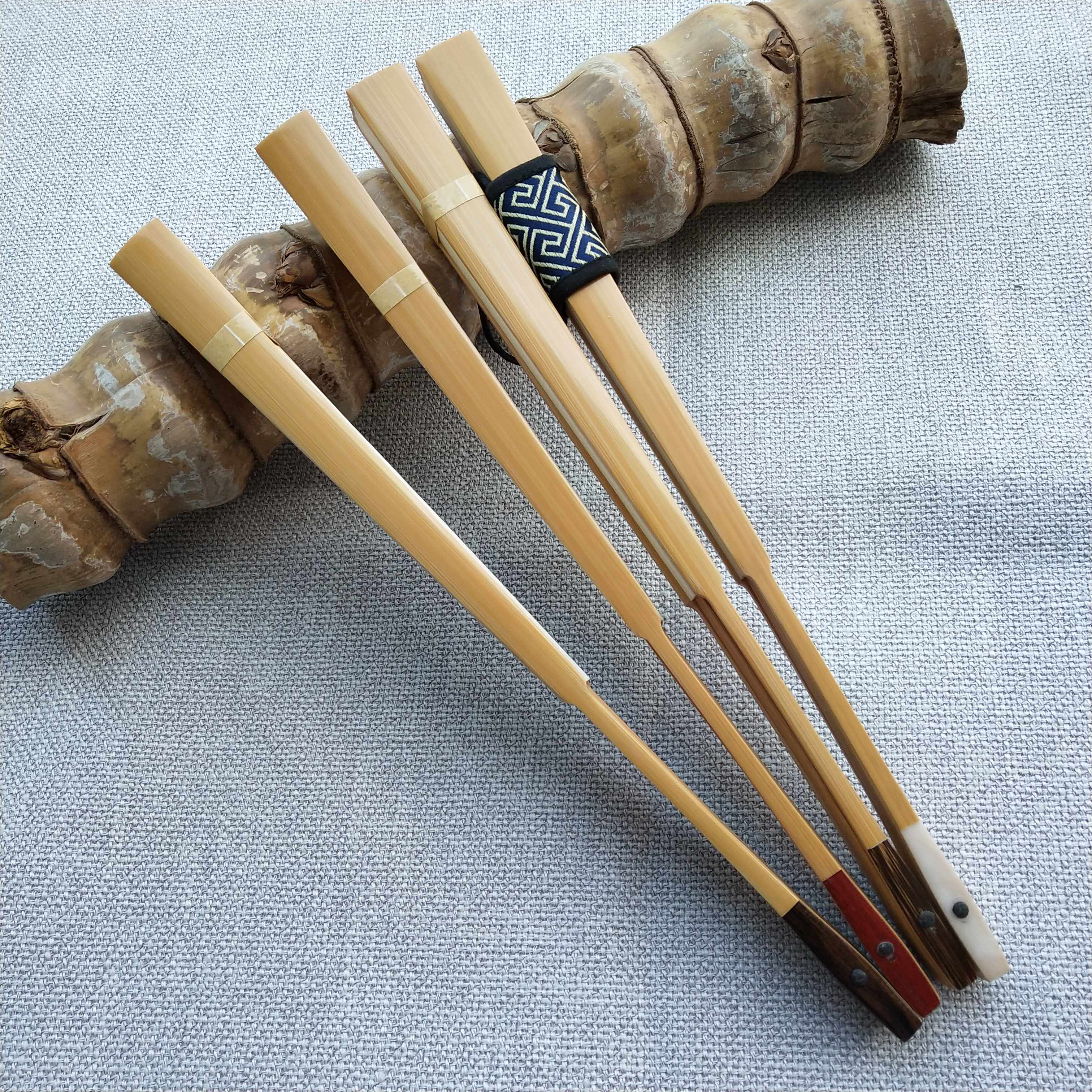 9.5寸水磨玉竹古方头镶嵌市玉苏工空白扇子纯手工制作包邮送扇箍