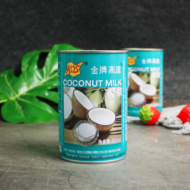 椰汁高达椰浆400ml金牌奶茶店椰奶商用水果捞配料西米露烘焙材料