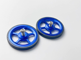 易行轮适用于Bromptonn 英布国布折叠车改装60mm推行轮铝合金培林