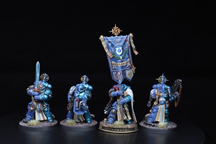 战锤40k 阿尔法瑞斯 连队英雄 公司英雄涂装(非现货)可接代工