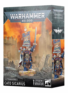 三林战棋-战锤40K 极限战士 卡托·西卡留斯 Cato Sicarius