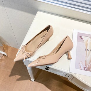 109高跟尖头蝴蝶结时尚 夏雪儿608 韩版 通勤工作鞋 有34 热卖 女鞋 款