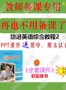 ZY005B捷进英语综合教程2电子教案PPT课件制作