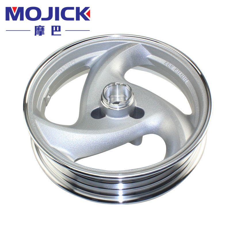 踏板车配件适用豪爵悦星HJ125T-9/9C/9D前轮毂后轮钢圈轮筐车轮