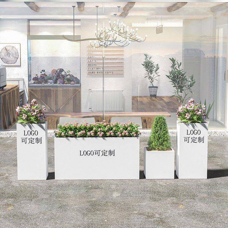 户外花箱外摆商业街咖啡馆铁艺花盆长方形花盆隔断围栏花坛花槽,商业/办公家具,花坛/花箱,淘宝优惠券,粉丝福利购,淘宝优惠卷