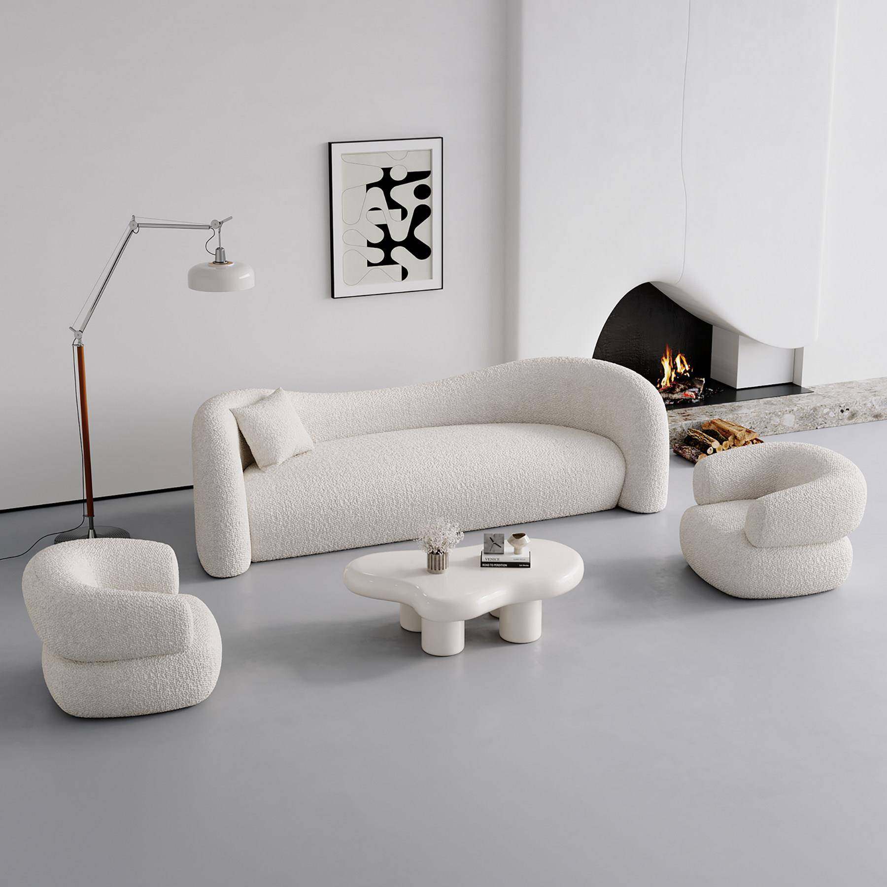 2025新款沙发轻奢高级感美容院沙发休息区接待网红服装店铺奶油风,住宅家具,布艺沙发,淘宝优惠券,粉丝福利购,淘宝优惠卷